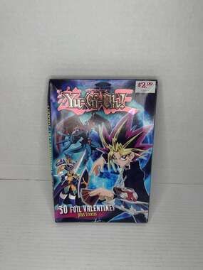 Vintage 1996 Yu-Gi-Oh! 30 Foil Valentines Plus Stickers Box Set